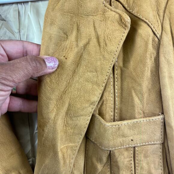 Vintage 1960's Wilson's House of Suede and Leather Blazer Size Men's 36L Western - Picture 8 of 11